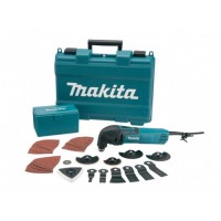 Многофункциональный инструмент (реноватор) MAKITA TM 3000 CX 3 в чем. + набор оснастки