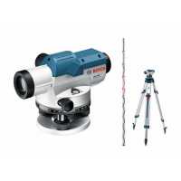 Нивелир оптический Bosch GOL 20 D KIT со штативом и рейкой в кейсе