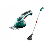 Аккумуляторные ножницы BOSCH Isio 3 + телескопическая штанга